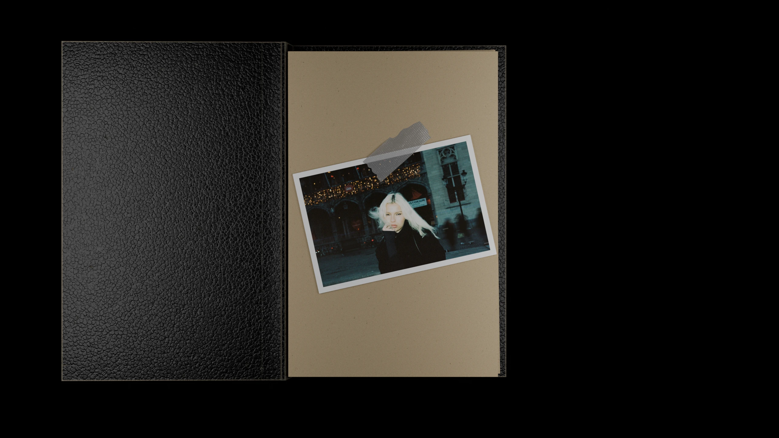 Archive Entry 001 final open book frame